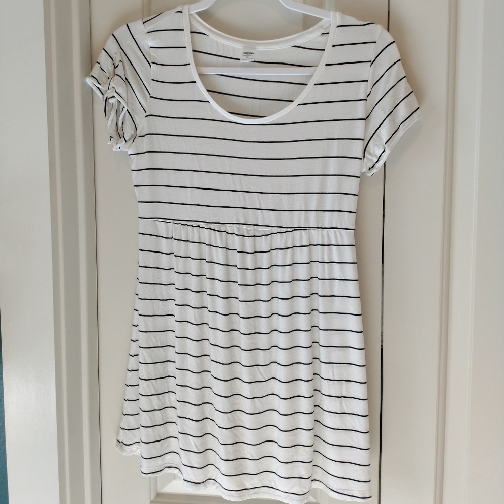 Maternity Slub-Knite Tie Sleeve Peplum Top